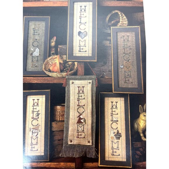 Charming Welcomes I Cross-Stitch Pattern Booklet By Sandra Sullivan No. 150 - Picture 1 of 3